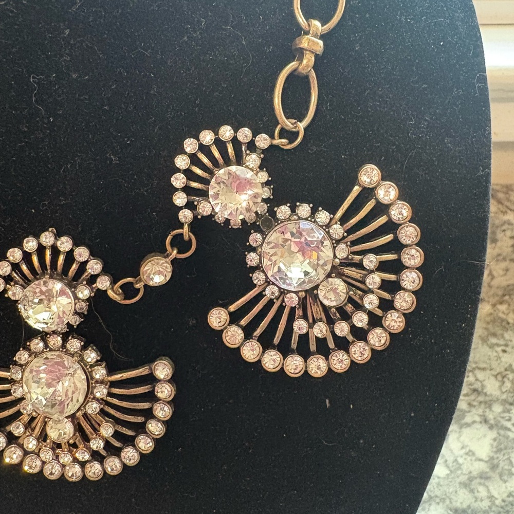 Womens Rhinestone Necklace - Picture 2 of 5